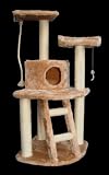 Pet Supplies : 47"F Cat Furniture Tree House Condo Scratcher