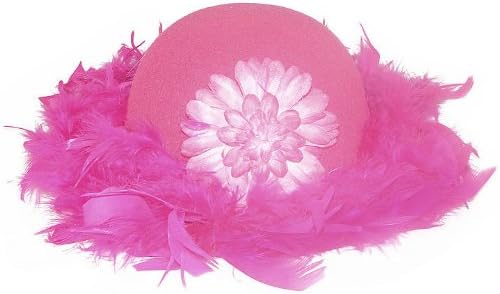 Child Fuchsia Feather Tea Party Hat