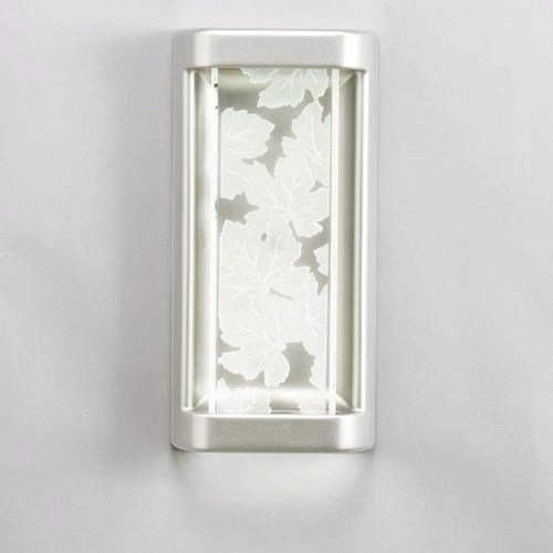 Kichler Lighting 42575SILED LED Wall Sconce, Silver Finish with Clear Glass