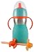 sippy cups : The Safe Sippy 2 Straw Bottle, Green, 6 Months