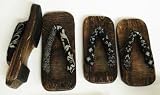 Child Sized Geta Wooden Sandals #D13283 8 inch