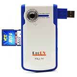 ProDV Cam Aqua-501-Blue Camcorder, FREE 1GB SVP High Speed SD Memory Card = 30 minutes video