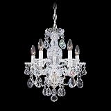 Schonbek Worldwide Lighting 2999-40H Sterling 5 Light Pendant in Silver