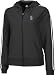 Search : Sacramento Kings -Women's- Black Full Zip Stretch Fleece Hooded Jacket