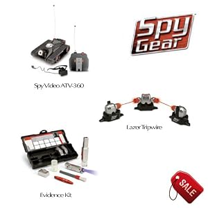 Spy Gear Senior Investigative Specialist Bundle - Set of 3 Spy Toys: Spy Video ATV-360,... by Spy Gear