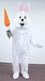 Easter Bunny Rabbit Mascot Deluxe Adult Costume