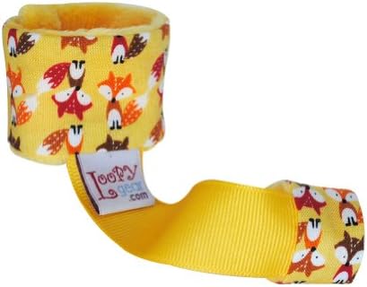 Loopy Gear Baby Rattle Holder ~ Choose Pattern (Foxy)