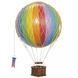 18cm Dekorationselement "Ballon" in Regenbogen