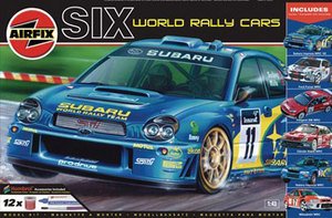 Childrens Toyshop  Toys : Airfix - 6 World Rally Cars Collection