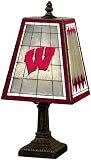 Wisconsin 14" Art Glass Table Lamp