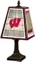 Wisconsin 14" Art Glass Table Lamp