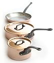 Mauviel Cuprinox Extra-Thick 5- Piece Copper Cookware Set