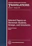 Selected Papers on Harmonic Analysis, Groups, and Invariants (American Mathematical Society Translations Series 2)