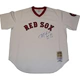 Carl Yastrzemski Boston Red Sox Autographed 1975 Mitchell & Ness Home Jersey with HOF 89 and TC 67 Inscription