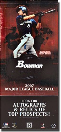 2007 Bowman Sterling MLB Baseball Card Box