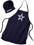 NFL Dallas Cowboys Chef Hat and Apron Set