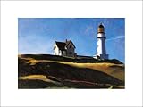 Edward Hopper (Lighthouse Hill) Art Poster Print - 12 X 16