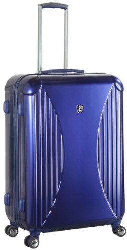 Heys USA Luggage Crown Iii 26 Inch Hard Side Suitcase, Metallic Blue, One Size