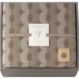 『出産内祝 引越 ご挨拶 内祝 お返し 結婚内祝などに人気の商品』　グランフランセ　ヌーベル　メリノラムウール毛布（ゴールドラベル）　ベージュ　【のし・包装可】