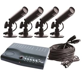 Homeland Security Color Quad Security System with 4 Cameras #4821