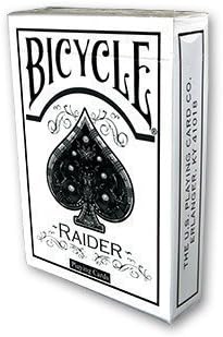 White Raider Deck, Bicycle Playing Cards, Poker Size by Magic Network