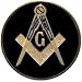 Masonic Black Auto Emblem