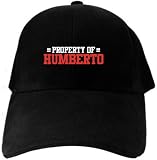 CAPS BLACK EMBROIDERY  PROPERTY OF HUMBERTO ATHLETIC 