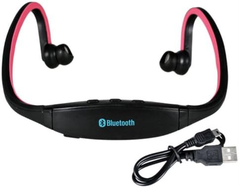 Globalebuy® High-definition Wireless Bluetooth Headphones Sports Headset for Iphone 4 4s 5s Samsung HTC Smartphone (G01-Red)
