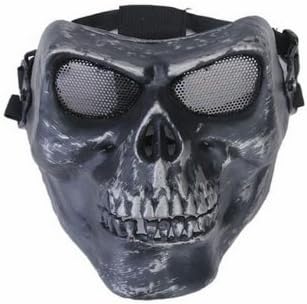 Airsoft Paintball BB Gun Full Face Skull Skeleton Protective Mask for Hunting Wargame Military Tactical Game