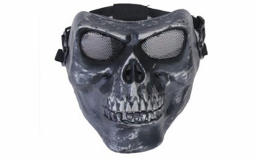 Airsoft Paintball BB Gun Full Face Skull Skeleton Protective Mask for Hunting Wargame Military Tactical Game