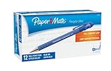 Paper Mate Flexgrip Ultra Retractable Medium Point Ballpoint Pens, 12 Blue Ink Pens (9510131)