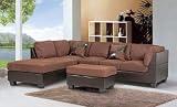 Cheap Chocolate Elegant Micro Fiber Faux Couches 7600C-S.CH.O For Sale – Discount Kings Brand Furniture Couches