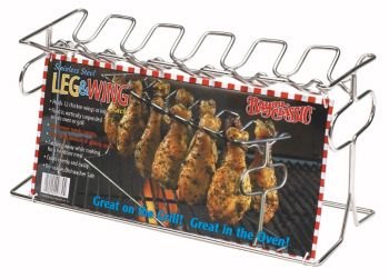Leg And Wing Rack Nickel Plated Folding