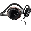 Philips SHS5200 - Auriculares con correa para el cuello y potenciador de graves