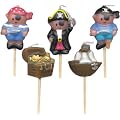 Bougies Pirate Choisissez Mini (pack de 5)