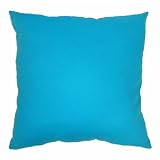 American Mills Solid Turquoise 16 by 16 Pillow, Set of 2