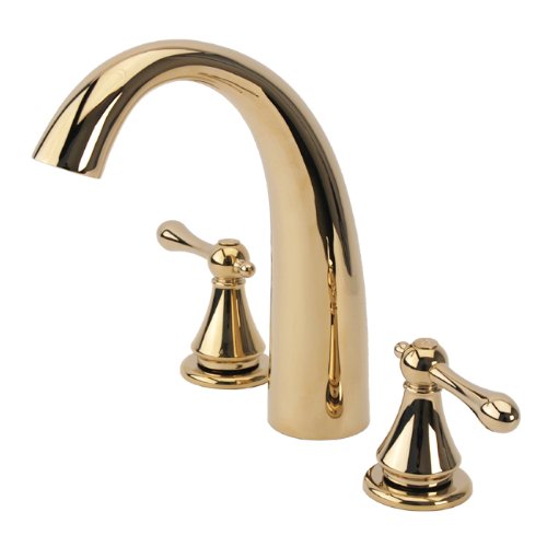 Fontaine Narbonne Roman Bath Tub Faucet, Polished Brass - FF-NARRT-PB