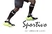 Sportivo Calf Compression Leg Sleeves (PAIR) - Moisture Wicking - Protection Against Shin Splints, Increase Circulation, Calf Recovery, Stabilize Muscle, and Decreased Muscle Soreness