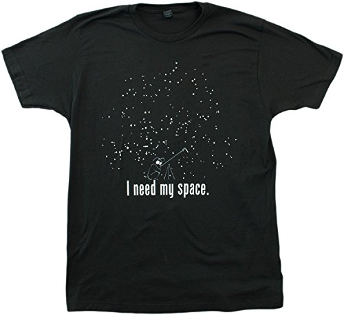 I Need My Space Unisex T-shirt Cheesey, Funny Astronomy Humor Tee