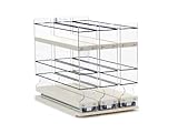 Spice Rack - 3 Drawers - 18 Regular/18 Half-size Capacity - Cabinet Mounted