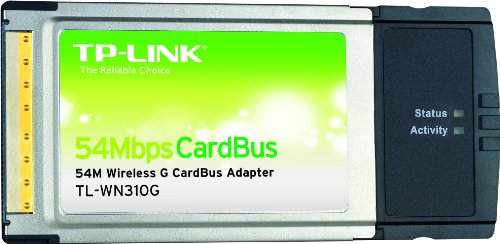 TP-Link TL-WN310G 54Mbps Wireless Card Bus Adapter