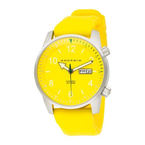 Android Men's AD267BYLOctopuz Automatic Yellow Dial Watch