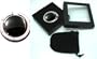 1 Gemstone Onyx FOLDING Purse Hanger with Black Velvet Pouch and Gift Box