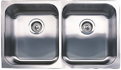 Blanco BL440316 BlancoSpex Undermount Equal Double Bowl, Satin