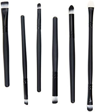 MakeupAcc® Pro 6pcs Makeup Cosmetic Eye Brushes Set Eyeshadow Brush Eye Brow Tools Black