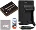 Panasonic Lumix Digital Camera Battery and AC/DC Battery Charger Kit Includes DMW-BCG10E Battery , Battery Charger , LCD Screen Protectors , Micro Fiber Cleaning Cloth