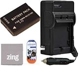 Panasonic Lumix DMC-ZS15 DMC-ZS19 DMC-ZS20 DMC-ZS25 Digital Camera Battery & AC/DC Battery Charger Kit Includes DMW-BCG10E Battery + Battery Charger + LCD Screen Protectors + Micro Fiber Cleaning Cloth