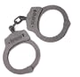 HWC Security Grade BLACK Plated Handcuffs Serial Numbered with 2 Keys Double Locking BLACK Finish