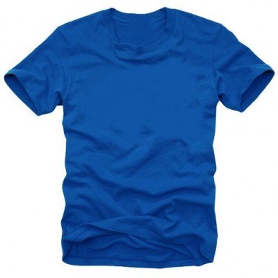 Coole-Fun-T-Shirts Coole Fun T-Shirts t-shirt uni uni t-shirts, royalblau, Gr&ouml;sse: XXL