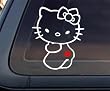 Hello Kitty Kiss My Ass with RED Lip Car Decal / Sticker
